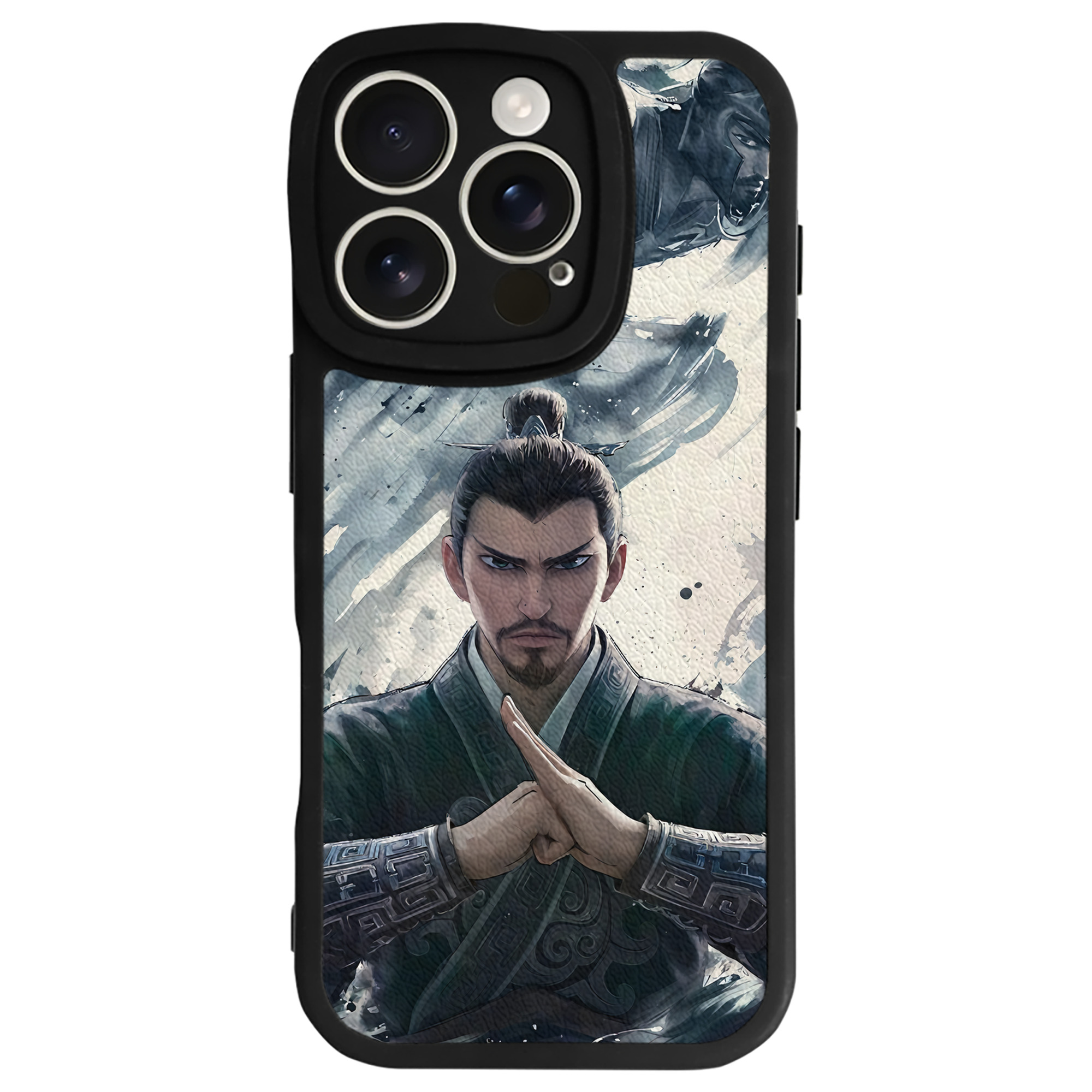 （画像用） Ne Zha 2 ナタ 魔童の大暴れ 【iPhone 16シリーズ対応】シリコンスマホケース（レザー調） 材質：シリコン